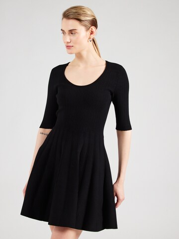 Robes en maille 'Frankina' BOSS en noir : devant