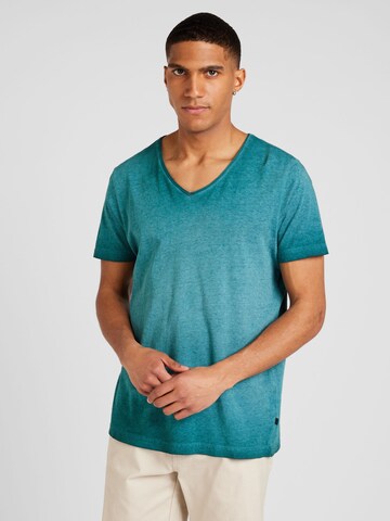 T-Shirt QS en vert : devant