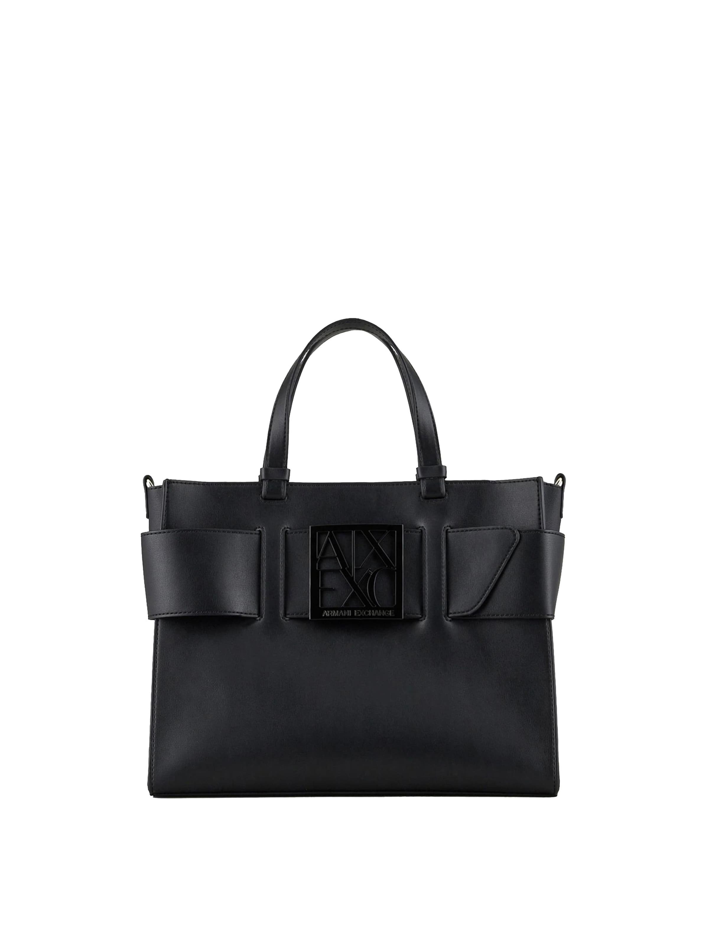 ARMANI EXCHANGE Shopper in Black, Item view