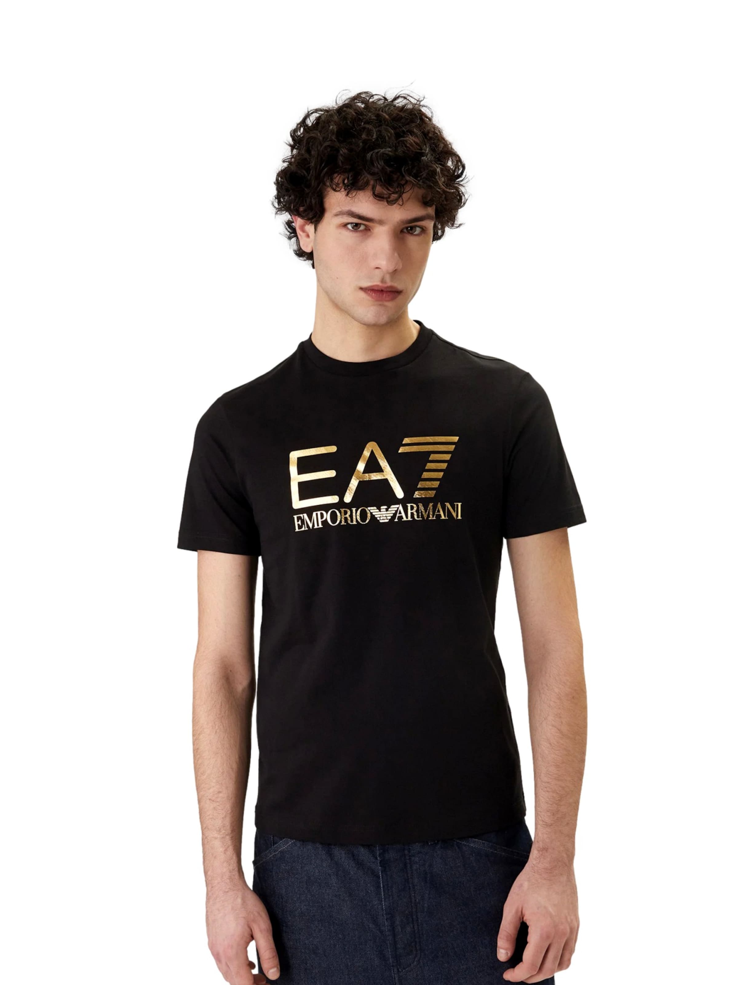 EA7 Emporio Armani Bluser & t-shirts i sort: forside