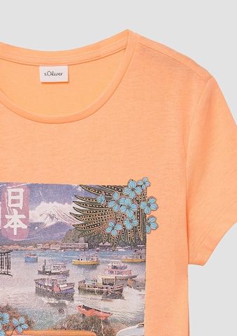 s.Oliver Shirt in Oranje