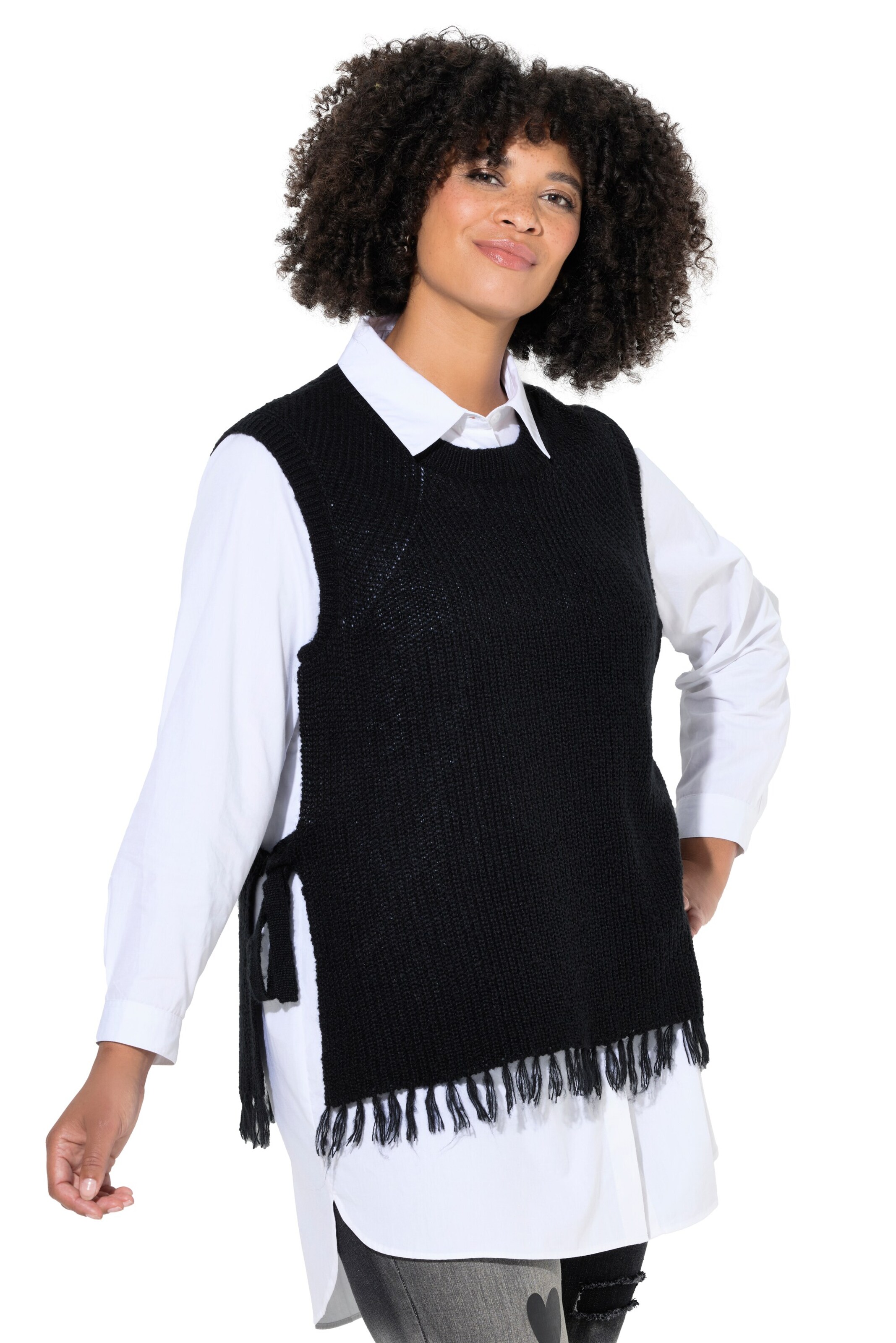 Pull-over Angel of Style en noir : devant