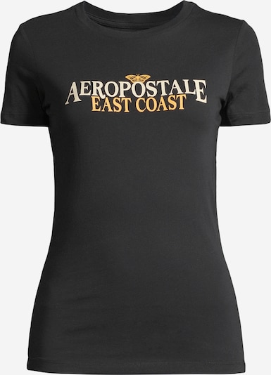 AÉROPOSTALE Camiseta en crema / amarillo / negro, Vista del producto