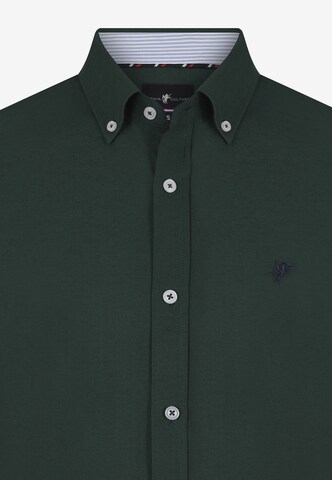 DENIM CULTURE Regular fit Button Up Shirt 'Henri' in Green