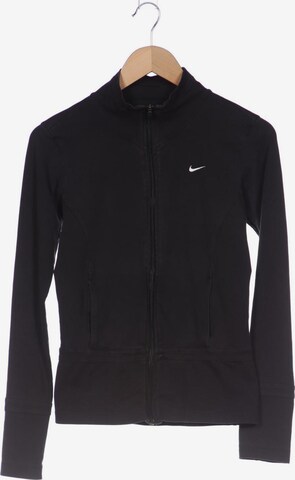 NIKE Sweatshirt & Zip-Up Hoodie in S in Black: front
