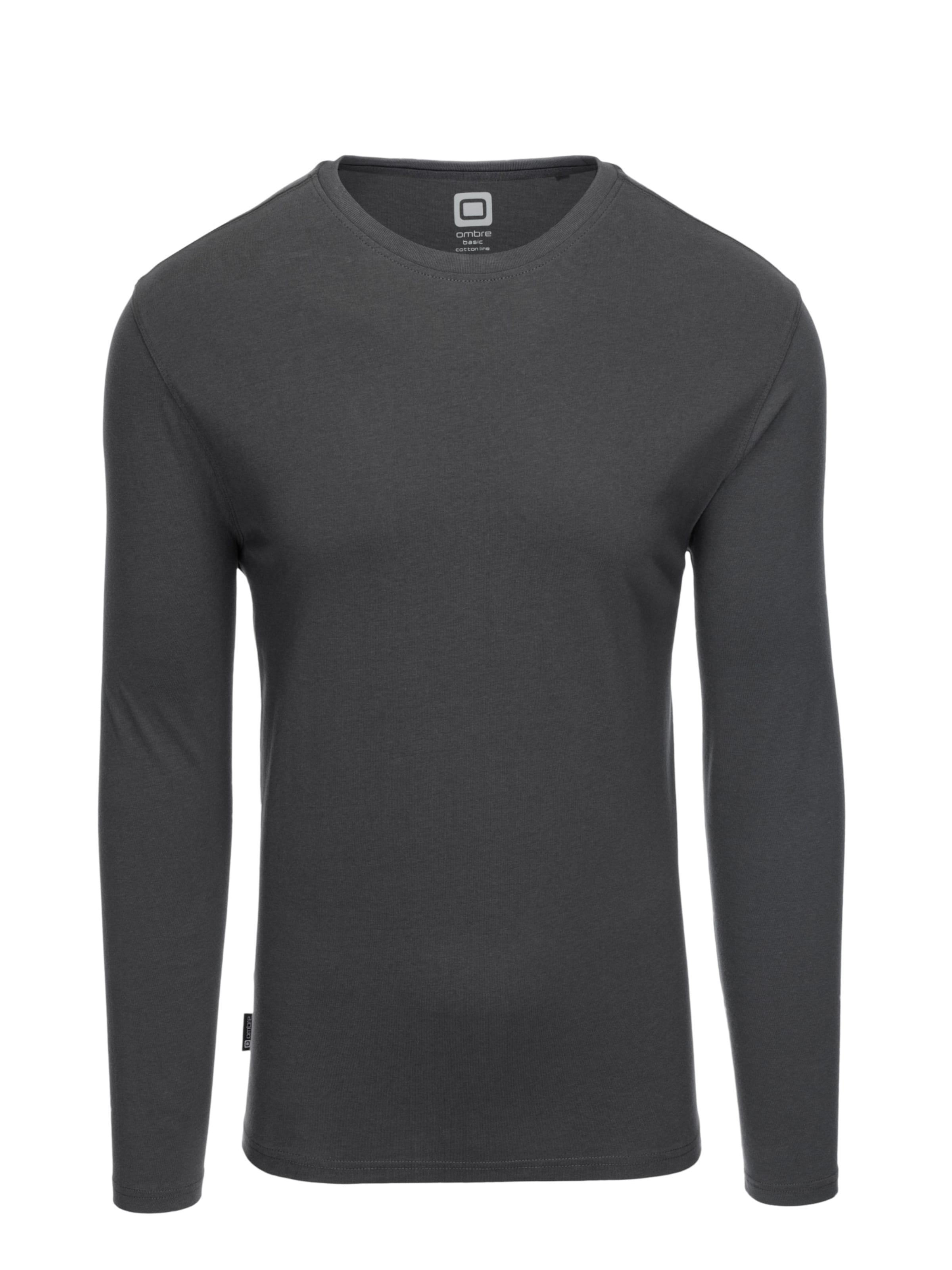 Ombre T-Shirt en gris foncé, Vue avec produit