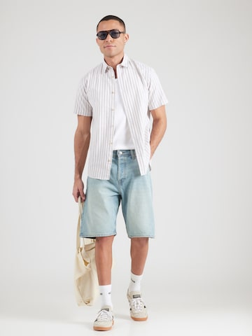 pilka JACK & JONES Standartinis modelis Marškiniai 'JJCHAD'