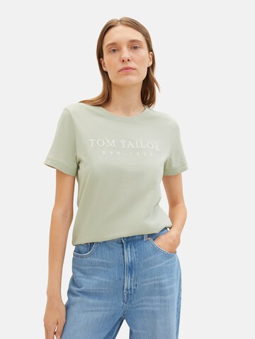 TOM TAILOR T-Shirt in Grün