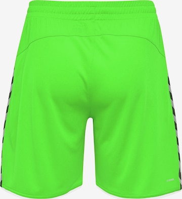 Hummel Regular Workout Pants in Green