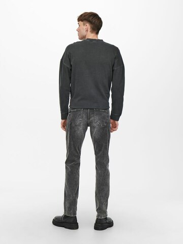 regular Jeans di Only & Sons in grigio