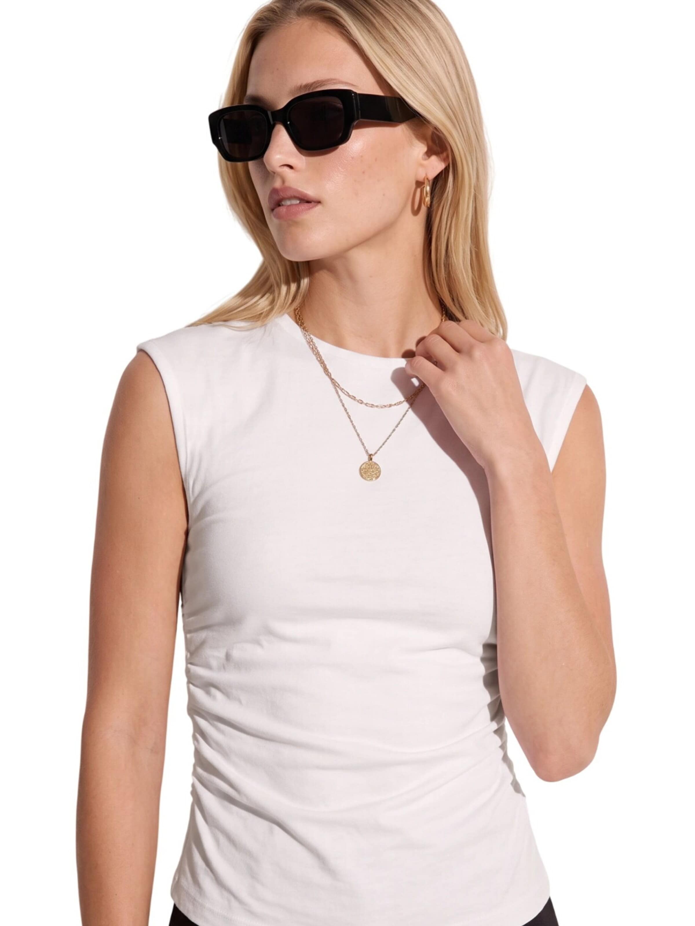 No Matter What Blouse in Beige