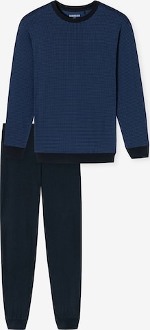 Pyjama long ' Comfort Essentials ' SCHIESSER en bleu : devant
