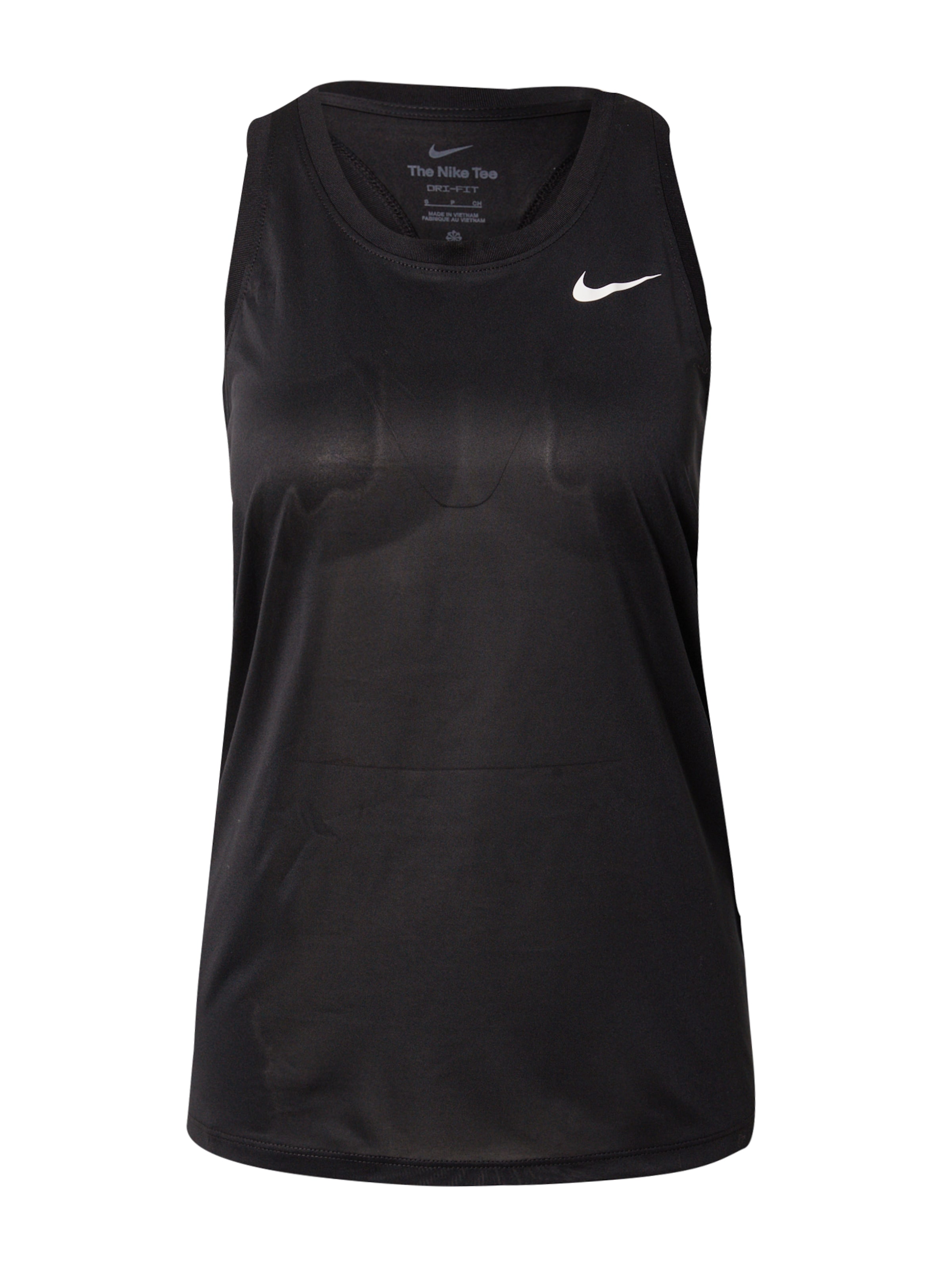 NIKE Sportovní top – černá: přední strana