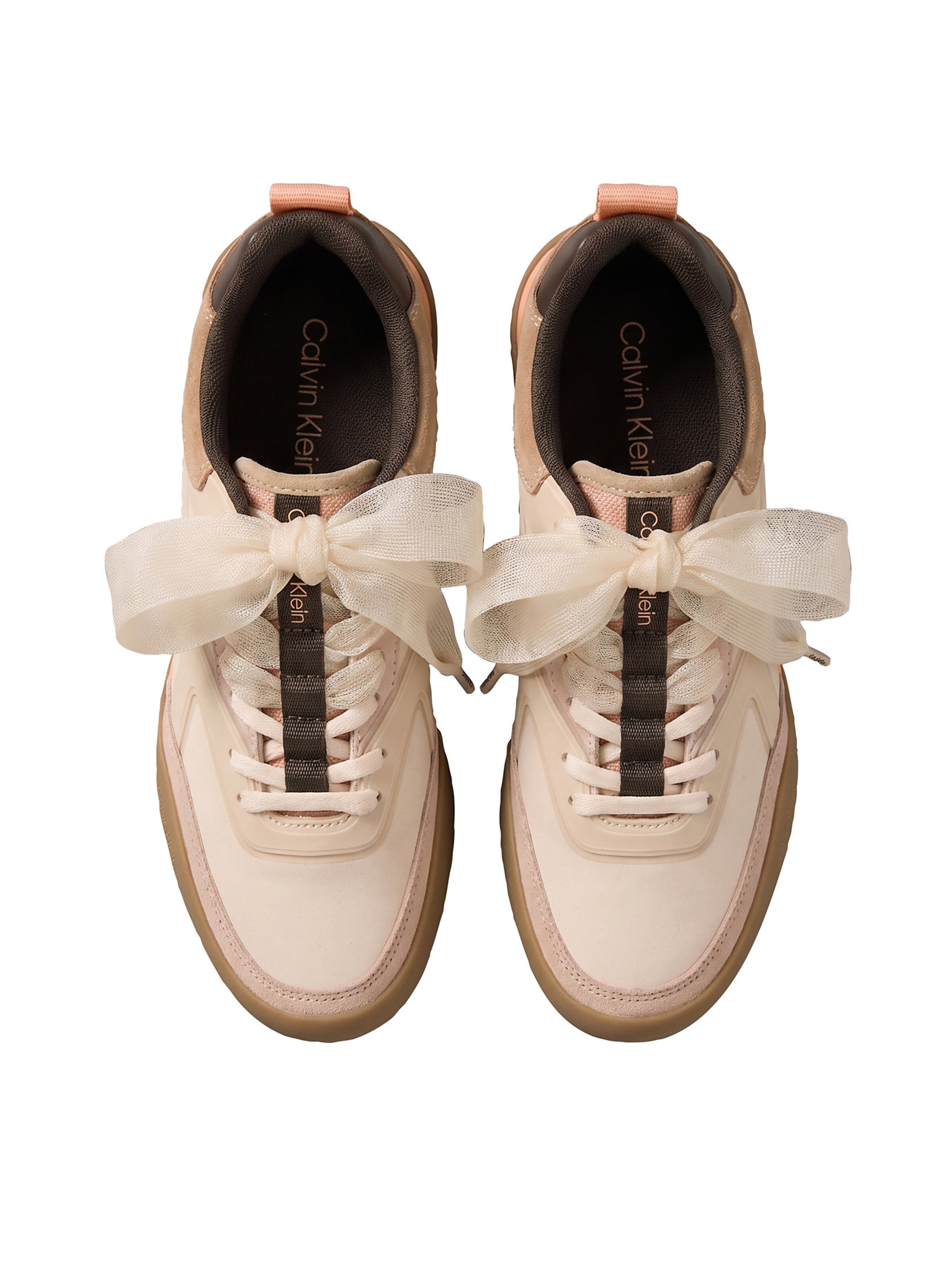 Baskets basses 'KAYLA' Calvin Klein en beige