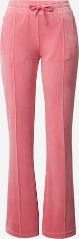 Juicy Couture Широка кройка Панталон 'Tina' в розово: отпред