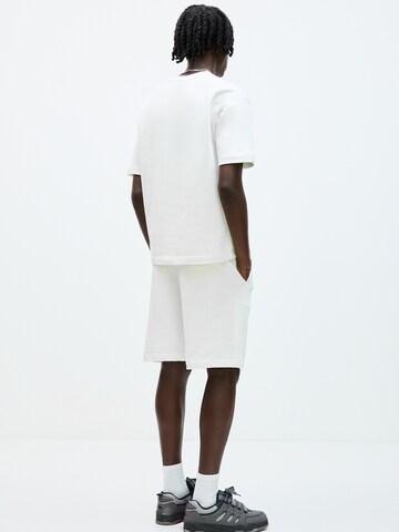 Pull&Bear Shirt 'STWD' in White