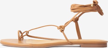 Kazar Flip-Flops i brun: forside