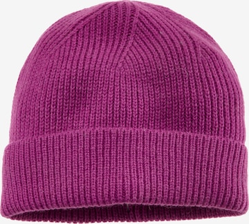 LASCANA Beanie in Purple: front