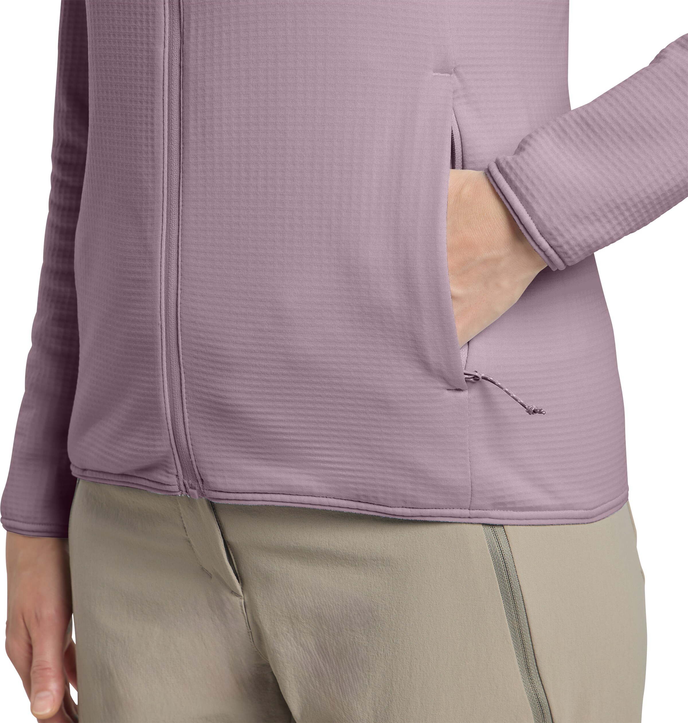 JACK WOLFSKIN Funktionsfleecejacke in Lila