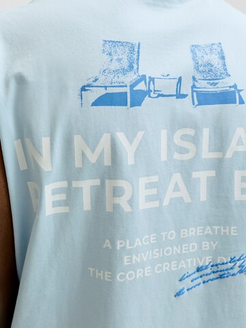 T-Shirt 'JCOETERNA' JACK & JONES en bleu