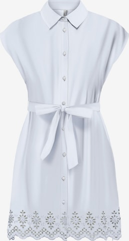 Robe-chemise 'ONLLou' ONLY en blanc : devant