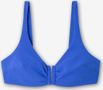 GiselaBustier Bikini gornji dio - plava boja: prednji dio