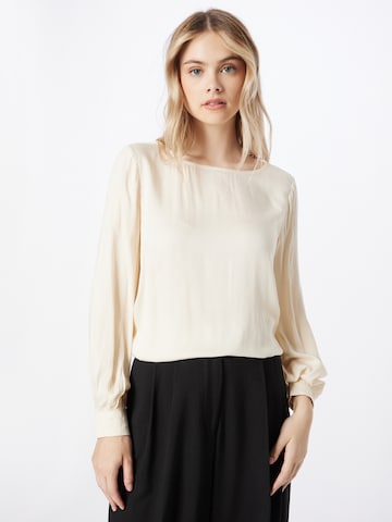 TOM TAILOR Blouse in Beige: front