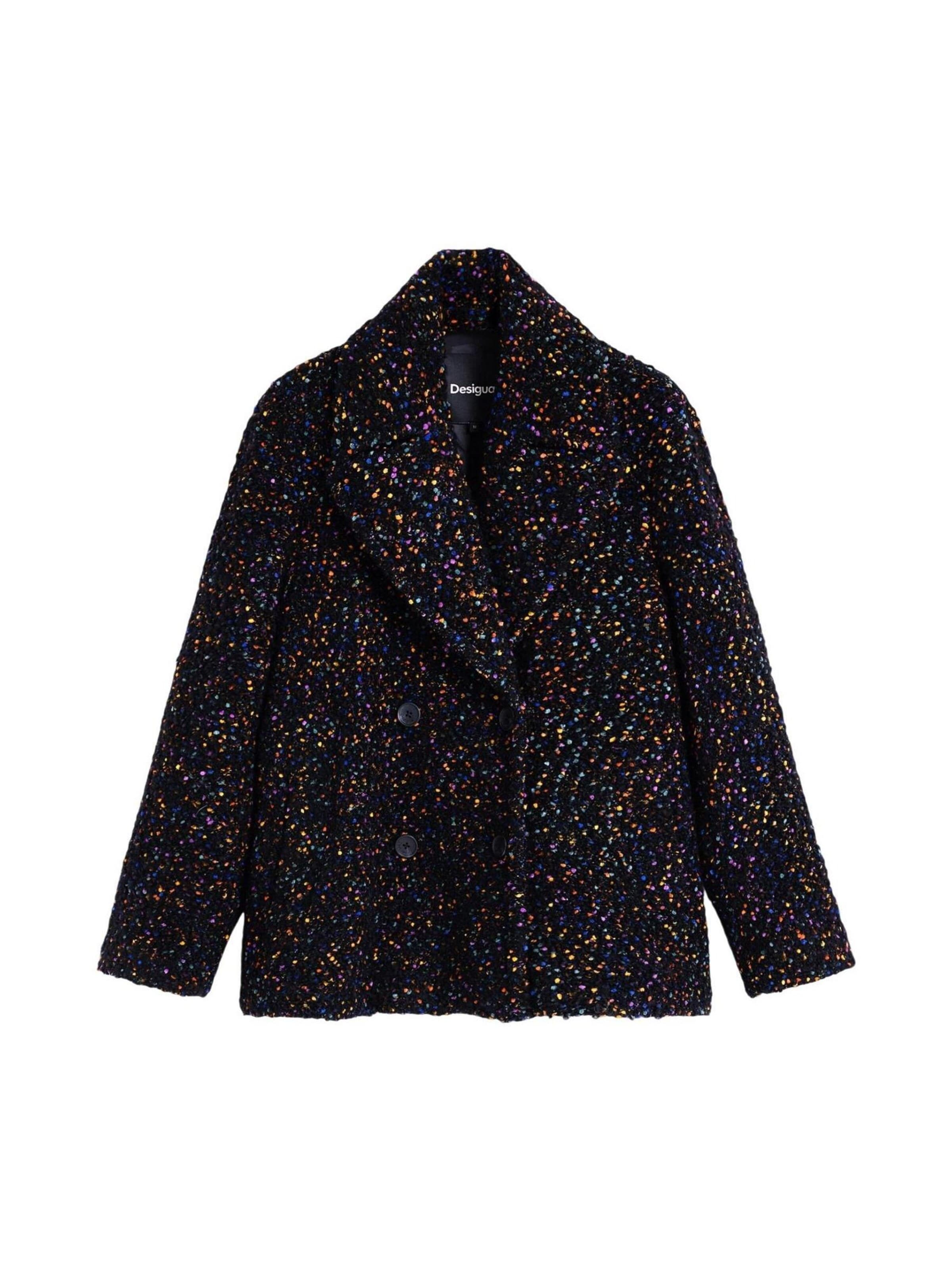 Cappotto invernale 'COAT_BOTTONE 26WWEW21' di Desigual in nero: frontale
