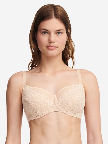Chantelle Bra 'Floral Touch' in Beige