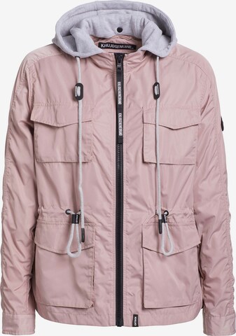 khujo Jacke 'FLAMES' in Pink: predná strana