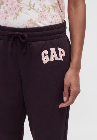 Gap Petite Tapered Broek 'HERITAGE' in Bruin