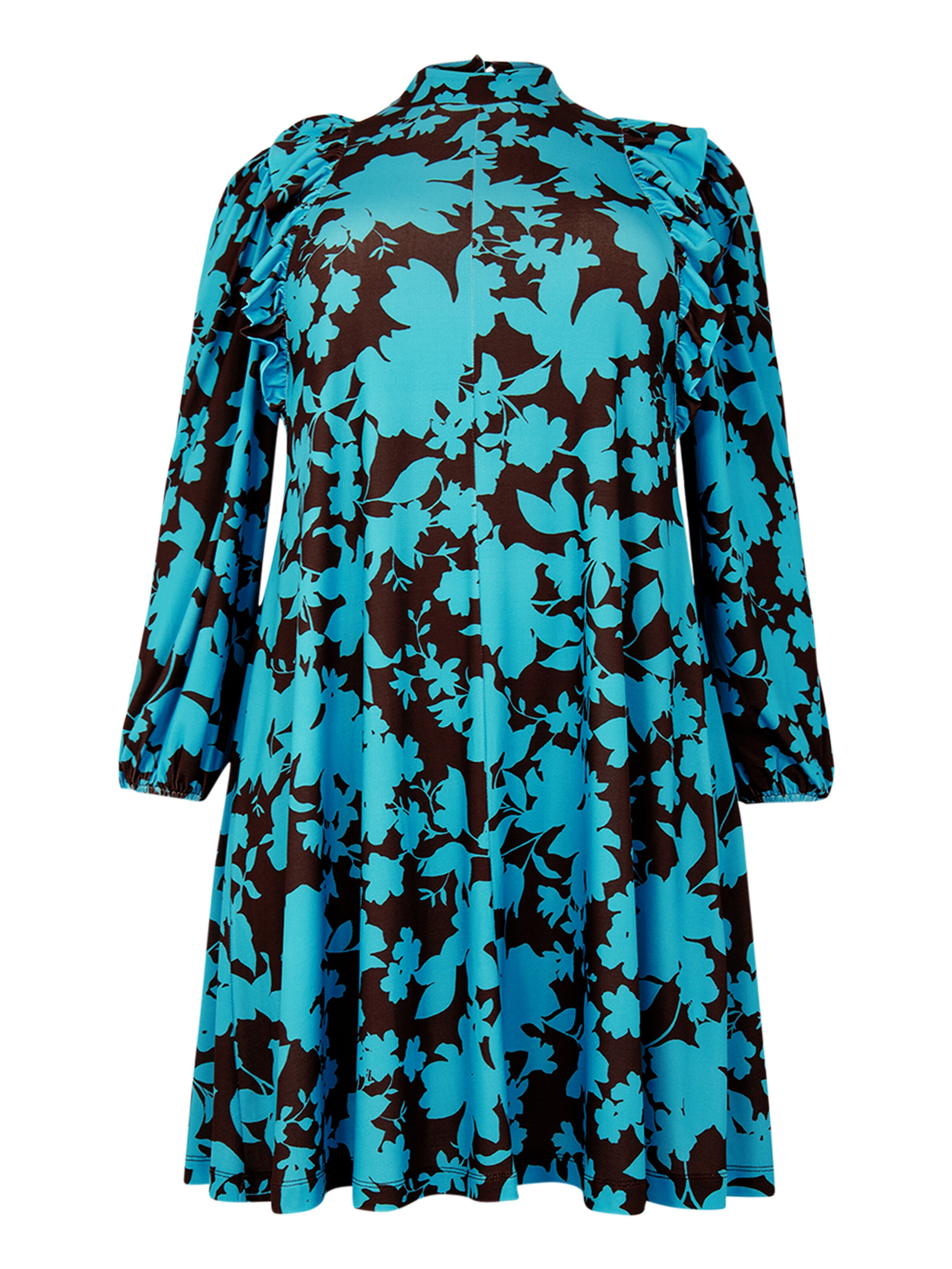 Robe YOEK en bleu : devant