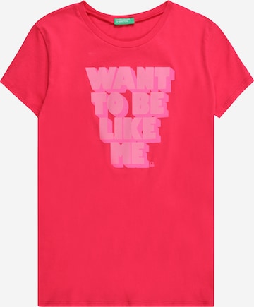 UNITED COLORS OF BENETTON Bluser & t-shirts i pink: forside