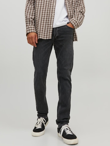 JACK & JONES Slimfit Jeans 'Glenn Evan' in Schwarz: predná strana