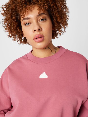 ADIDAS SPORTSWEAR Sportief sweatshirt 'Future Icons 3-Stripes ' in Roze