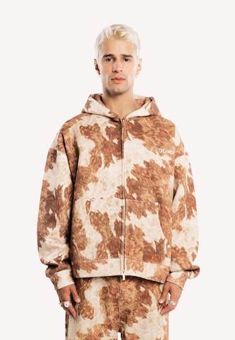Giacca di felpa di Another Cotton Lab in marrone: frontale