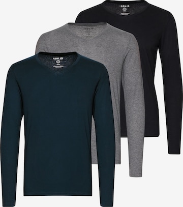 Maglietta 'BASIL' di !Solid in colori misti: frontale