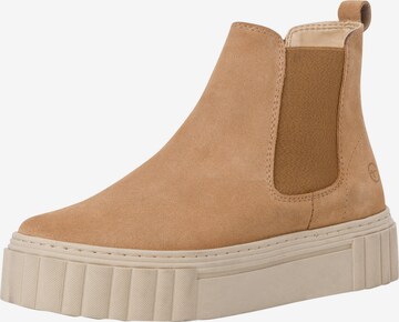 TAMARIS Chelsea boots in Bruin: voorkant