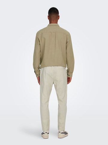 Effilé Pantalon '22024966' Only & Sons en beige