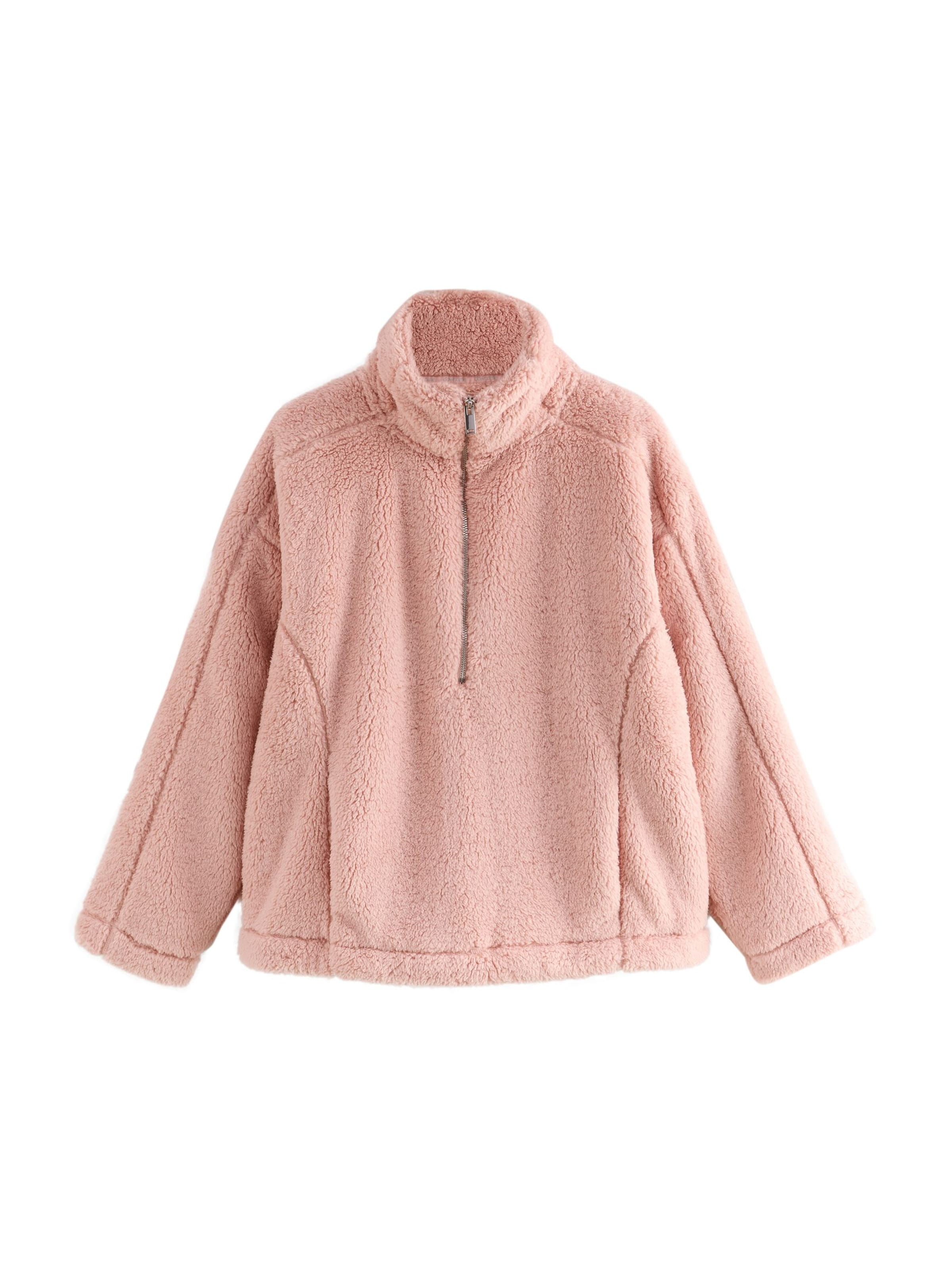 Giacca di pile di Next in rosa: frontale