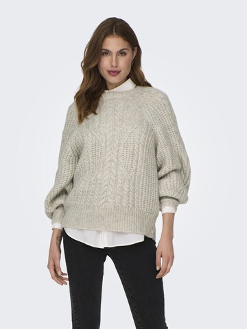 Pullover 'CHUNKY' di ONLY in beige: frontale