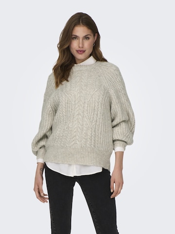 Pullover 'CHUNKY' di ONLY in beige: frontale