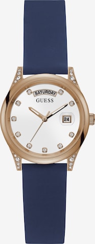 GUESS Analog Watch 'MINI AURA' in Blue: front