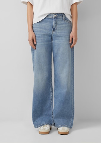 s.Oliver Wide leg Jeans ' SURI ' in Blue: front