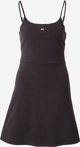 Tommy Jeans - Vestido 'Essential' en negro: frente