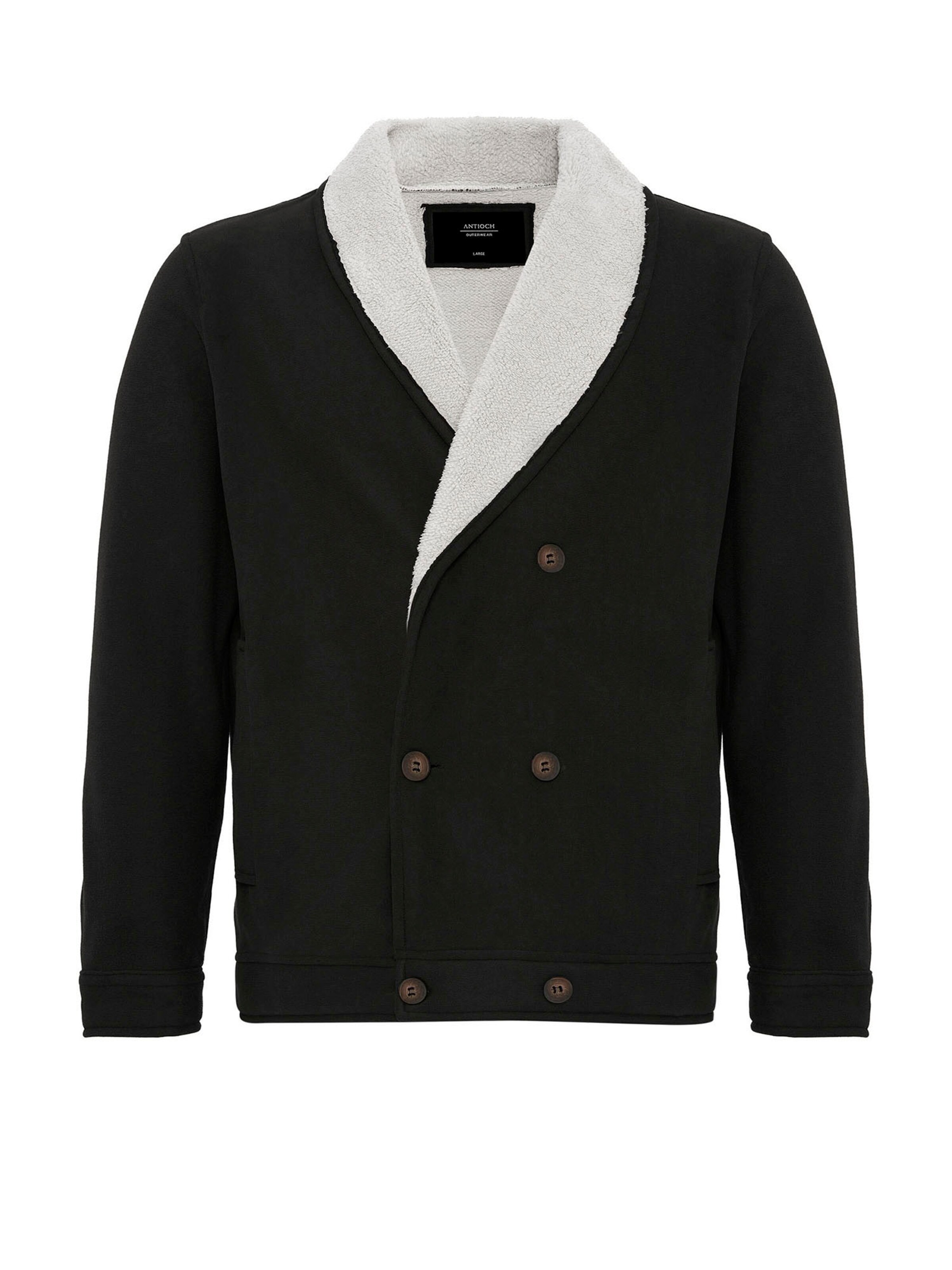 Antioch Övergångsrock i svart: framsida