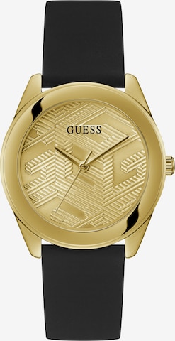 Orologio analogico 'Cubed' di GUESS in nero: frontale