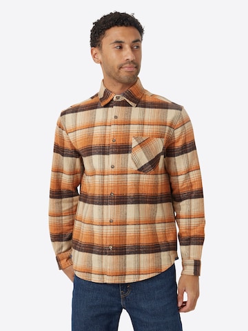Regular fit Camicia di BRAVE SOUL in arancione: frontale