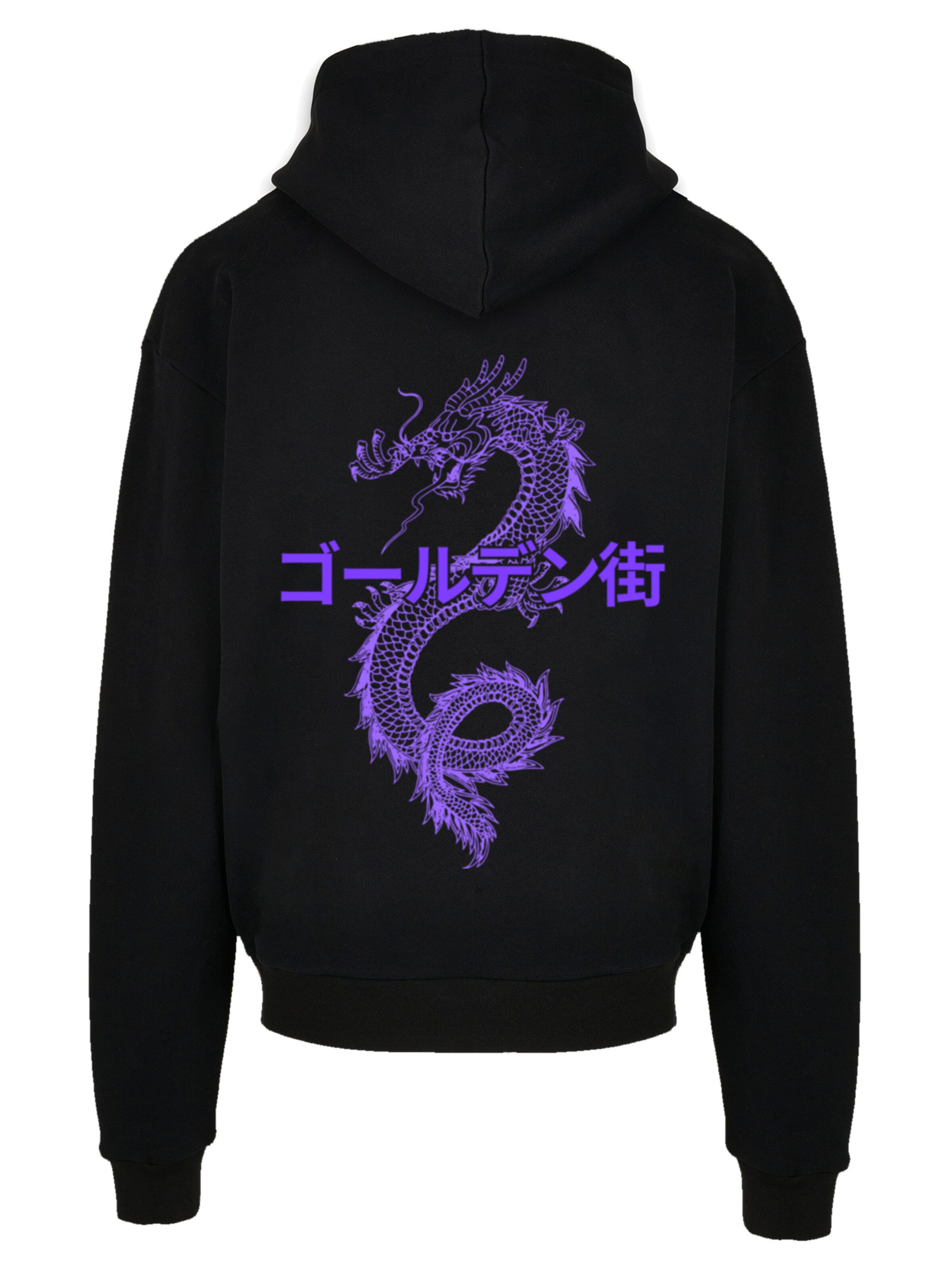 Sweat-shirt 'Golden Gai' F4NT4STIC en noir