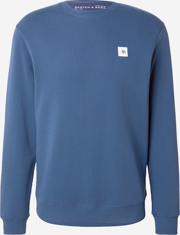 SCOTCH & SODA Sweatshirt 'Seasonal Core' i blå: forside
